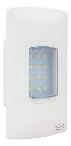 Luz Luminária Lâmpada De Emergência Embutir Parede 100lumens
