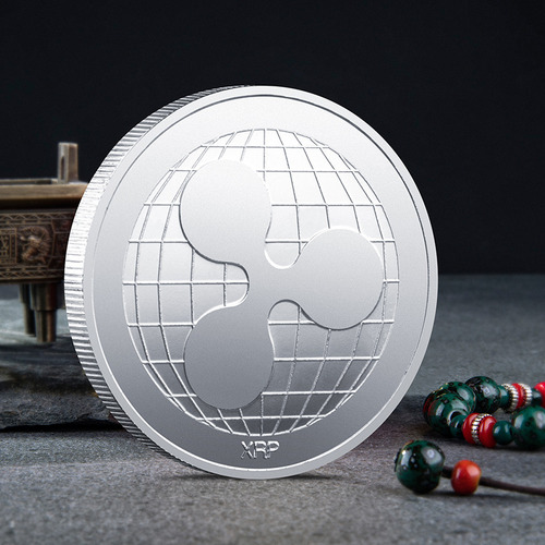 Moneda De Juguete Ripple De Plata 40x3 Virtual Bitcoin Comer