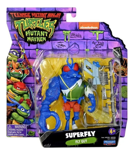 Tortugas Ninja Movie Superfly Guy C/acc 10 Cm Playmates