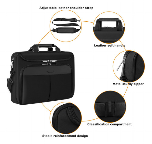 Bolsa Protectora Impermeable Para Laptop De 17 Pulgadas Negr