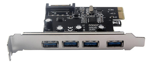 Tarjeta De Expansión A 4 Puertos Usb3.0 Hub Pci