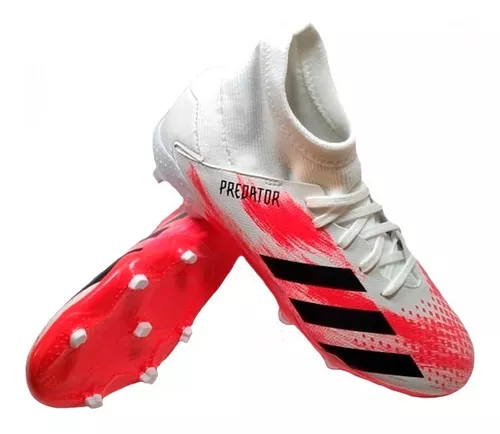 Futbol 5 Predator 20.3 Kids Adidas - Negro/Rojo/Blanco - Adidas