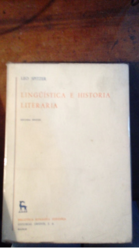 Libro Lingüistica E Historia Literarias