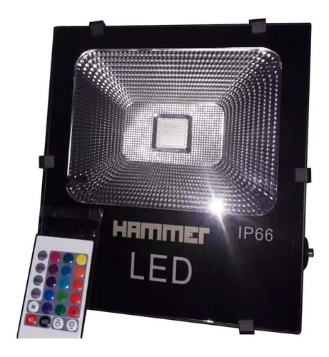 Reflector Led Hammer  Rgb Ip66 30w 85/277v Colores Control