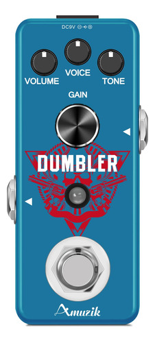 Amuzik Pedal De Efecto Dumbler Para Guitarra Electrica, Peda