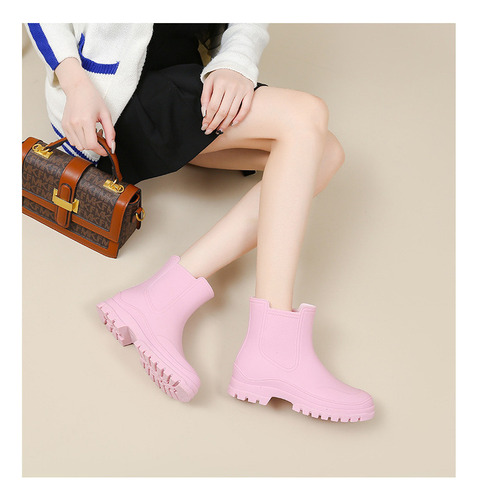 Botas De Chuva Tpe Femininas Antiderrapantes