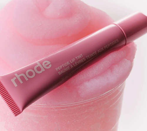 Rhode Lip Peptide Tint Hailey Bieber Lipstick Gloss Labial Ribbon