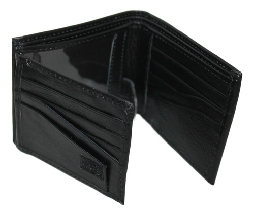 Cartera Hombre Piel Genuina Billetera Cuero Bifold Premium