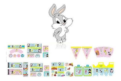 Kit Imprimible   Fiesta De Looney Toons Baby