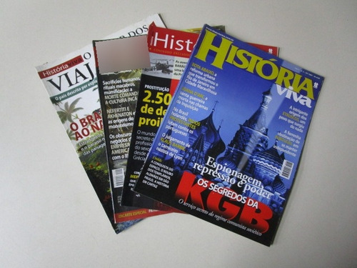 Lote 4 Revistas História Viva