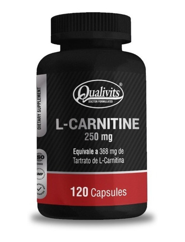 L-carnitine Qualivits 250mg X 120 Cápsulas
