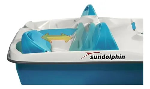 Sun Dolphin Sun Slider Bote De Pedales De 5 Asientos Con Tol