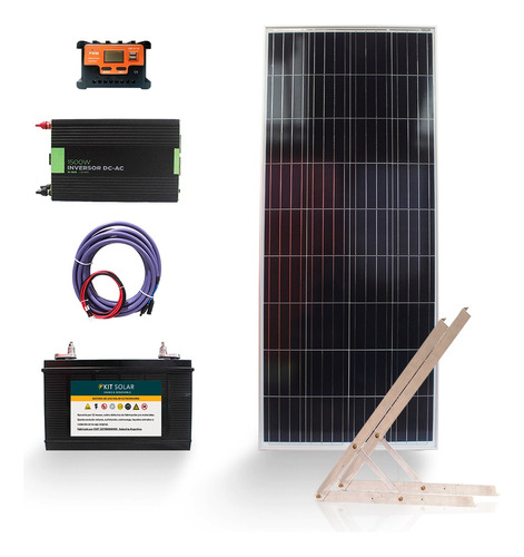 Kit Solar Aislada 1500w Completo Autoinstalable | Básico