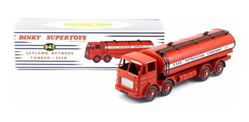 Miniatura Caminhão Leyland Octopus Tanker Esso 1/43 Dinky