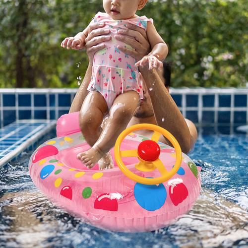 Flotadores De Piscina Con Forma De Yate Para Niños, Anillo D