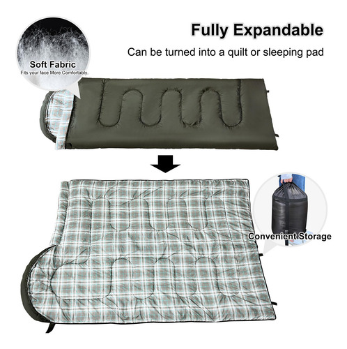 Saco De Dormir Carpa Impermeable Colchoneta Transpirable