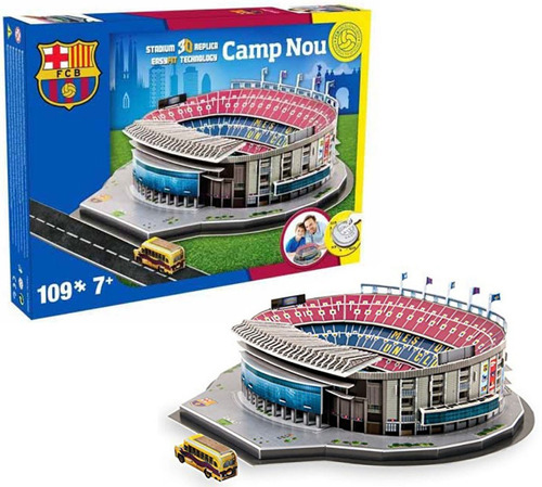Rompecabezas Camp Nou (fútbol Club Barcelona) - 3d Nanostad