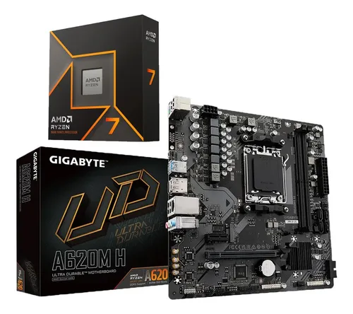 Combo Board A620m Procesador Amd Ryzen 7 9700x Pc