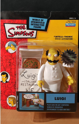 Los Simpsons Playmates - Luigi Pizzero