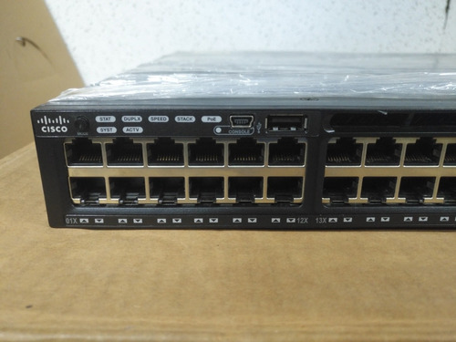 Switch Cisco Catalyst Ws-c3650-48fd-s Poe