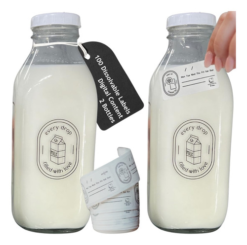 Jgo Jarras Para Leche Materna Recipientes Para Almacenar Lec
