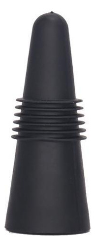 2 Tapón De Botella De Vino De Silicona Tapón De Negro
