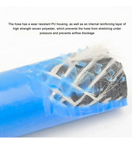 Air Pneumatic Pu Hose Compressor High Pressure Pipe 1/4in