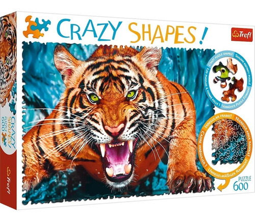 Puzzle Trefl Tigre 600 Piezas 68x48cm Animal Febo