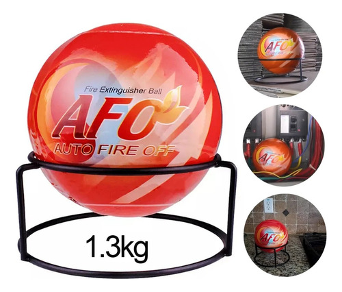 Extintor Bola 1.3kg 3 Metros Cubicos Fuego Automatico Tienda