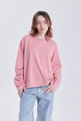 Remera Ml Leda Cher Mix Rosa Mujer De Algodón