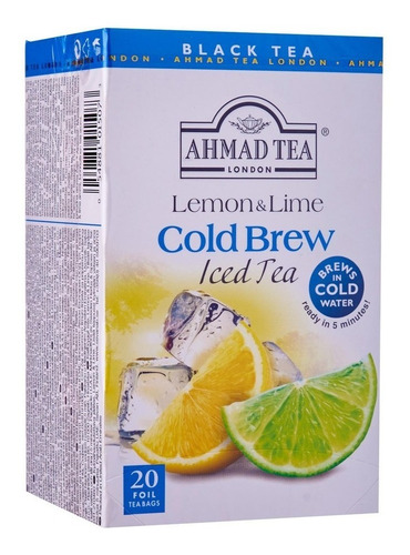 Ahmad Tea - Cold Lima Limon - 60 Sachets - Te Frio O Helado