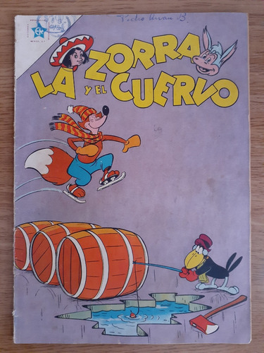 Cómic La Zorra Y El Cuervo 42 Er Novaro 1956 Emp S/corchetes