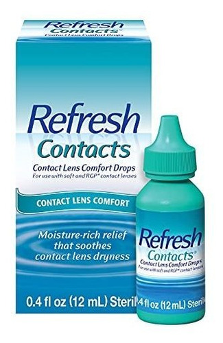 Refresh Contacts, Gotas Para Los Ojos, Lentes De Contacto, C