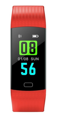 Imagen 6 de 12 de Smartwatch Reloj Targa Smartband 4 Control Pasos Android Ios Color De La Malla Azul