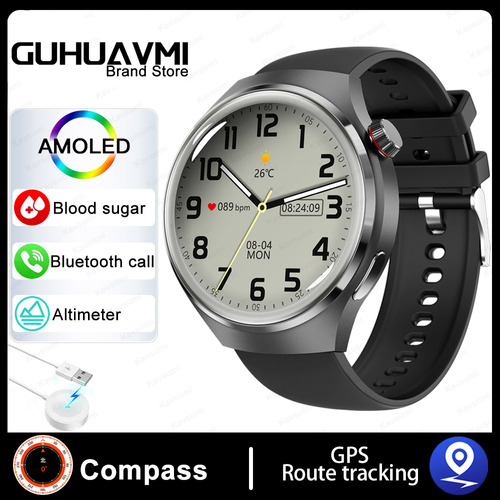 Reloj Inteligente Bluetooth Nfc Gt4 Pro Glucose 1.53 Para Ho