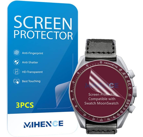Protector De Pantalla Compatible Con Swatch Moonswatch Prote