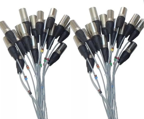 Multicabo 16 Vias 4 Metros Com Splitter 16 Vias 4 Metros