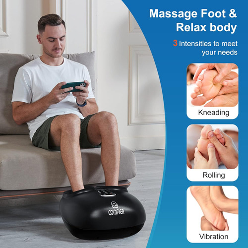 Moderno Masajeador Termico Pies Ajustable Comodo Relajante
