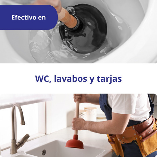 Destapacaños Para Wc Sanitario Vitraquim 3 Pz