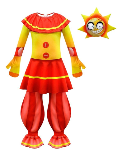 Nuevo Disfraz Infantil De Fnaf Sun Clown Para Halloween