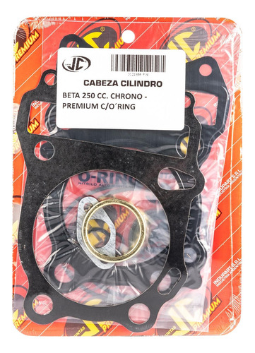 Junta Tapa Cilindro Beta Chrono 250 Premium Con Oring Jc