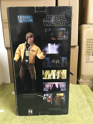 Luke Skywalker Yavin 1/6 Star Wars Heroes Sideshow Usado!!!