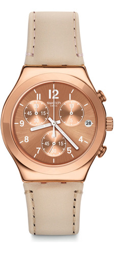 Reloj Swatch Essential De Cuero Ycg416