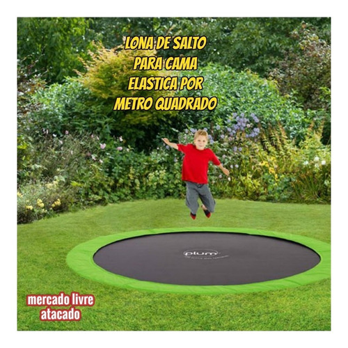Imagem 2 de 10 de Lona De Salto 4x2.50+120 Triang.c/fita+14 Mts Fita+120 Molas