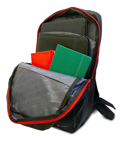 Imagen 6 de 10 de Mochila Porta Notebook Wagner Morgen 19 L | Recoleta