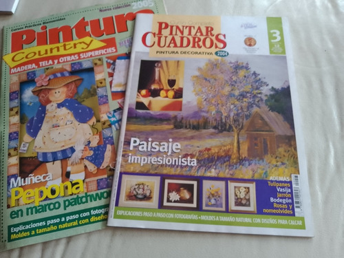 Antiguas Revista De Pintura Curso ,y Pintura Country