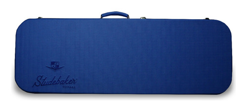 Hard Case Revestido Para Guitarra Studebaker Premium Azul