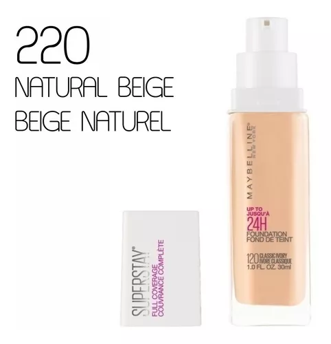 Base Líquida Superstay Full Coverage Maybelline Natural Beige