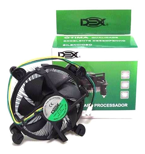 Imagem 5 de 6 de Cooler Cpu Lga 1155 Dex Intel Core I3 I5 I7 Celeron Pentium