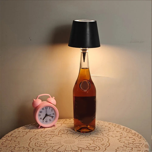 Lámpara De Mesa Con Luz Nocturna Para Botella De Vino